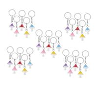 minkissy 5 Series Llavero Bolso De Adorno Keychains Decoración Colgante Colgantes De Setas Llaves Decorativos Precioso Colgante Encantos Lindo Colgante Metal 5 Piezas X 5