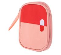 minkissy 5 Uds Kit De Mano Bolsa Bolsas De Medicina Bolsas De Almacenamiento Para Bolsa De Viaje Organizador Para Mochila Kit De Mochila Bolsa De Enfermería Mini Tela Oxford Rosa