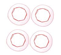 minkissy 50 Pcs bolsa de malla navideña bolso del favor de fiesta bolsas de almacenamiento de navidad dulce bolsas de almacenaje maletin de maquillaje bolsa de almacenamiento de rojo