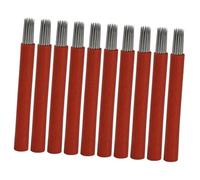 minkissy 50 Pcs Cuchillas De Agujas Para Cejas Cuchillas Para Cejas Cuchillas Microblading Desechable Aguja De Herramienta