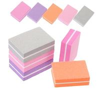 minkissy 50 Pcs Lima De Uñas Herramienta De Manicura De Uñas Limas Para Uñas Naturales Pulidor De Brillo Cerámico Lima Para Recortar Uñas Lima Para Pulir Uñas Esponja Tofu Pequeño Clavo