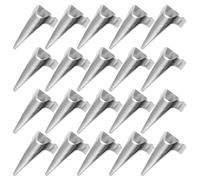 minkissy 50 Piezas Anillos Para Trenzar Pelo Diseño Punk Minimalista Accesorios De Aleación Para Partición De Cabello Herramienta Versátil Para Urbano Y Gótico