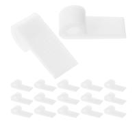 minkissy 50 Piezas de Hebillas de Clip Ovaladas para Sofá, Clips de Resorte para Muebles, Conectores de Reparación para Sofá Seccional, Soporte para Cojín Hundido, Accesorios para Muebles