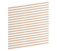 minkissy 50 Tacos Cuadrados de Madera sin Terminar para Manualidades, Varillas Cuadradas Naturales 30,5x0,6x0,6 Cm, Clavijas de Madera para Bricolaje, Modelismo y Proyectos Artesanales