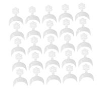 minkissy 500piezas Placa Ungueal Forma De Uñas Postizas Blancas Accesorios Para Decoración De Uñas Para Mujer y Niña