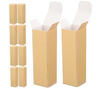 minkissy 50piezas Cajas Para Labial De Papel Para Almacenamiento De Maquillaje Estuche Brillante Para Brillo De Labios Caja Organizador Pequeña y Ligera Para Viajes Protege Labiales y Bálsa