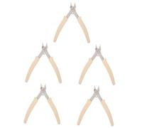 minkissy 5Pcs Alicates para quitar taladros de uñas. alicates de extracción de clips de panel clíper alicates manicura Alicates de manicura recortador de decoración de uñas alicate de uñas