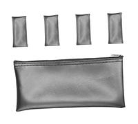 minkissy 5piezas Bolsa para Micrófono De Piel Sintética Estuche Protector para Guardar Micrófonos Inalámbricos y Objetos Pequeños Organizador Portátil para Equipo De