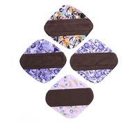 minkissy 5piezas Toallas Sanitarias Lavables Compresas De Fibra De Bambú Tejido Ultrasuave Para Mujeres Que Cuidan Su Salud Especial