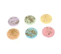 minkissy 6 Hojas De Pastillas De Aromaterapia Para Ducha Perlas Taza Para Bañera Aceites Espaciador Fragante Varilla De Prensa Removedor Lavado Inodoro