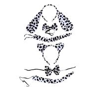minkissy 6 Juegos De Accesorios para Disfraces De Halloween para Accesorios De Cosplay De Animales Accesorios De Actuación De Animales Tocados De Cosplay De Dálmatas Decoraciones para