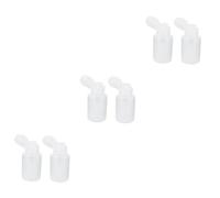 minkissy 6 Piezas accesorios para uñas botellas de aseo vacías envases de loción botellas de spray toque de líquido Removedor de acrílico quitaesmalte botella de
