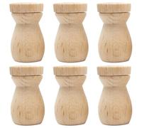 minkissy 6 Piezas colgante difusor de aceite para coche aceites esenciales oleos essenciais essential oils colgante de botella de aceite esencial colgante de botella de aceite de madera