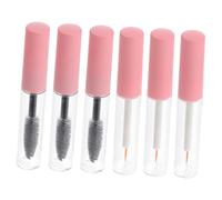 minkissy 6 Piezas Delineador De Ojos En Barra Tubos Latigazo Brillo De Labios Bálsamo Castor Mini Envase De Crema Varitas Tubería Transatlántico Recargable Ocultador Líquido Rosa La Mascota