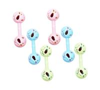 minkissy 6 Piezas Juguetes De Campana De Mano Adorables Sonajeros Juguetes Educativos Para Bebés Recién Nacidos Panel Sensorial Montessori Bebe Año