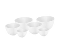 minkissy 6 Piezas Tazones de Silicona para Máscaras Faciales Tazones Antideslizantes para Diy Cuidado y Spa Fáciles de Limpiar y Apilables