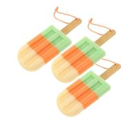 minkissy 6 Piezas Toalla De Baño Accesorios De Lindo Puf De Esponjas De Baño Exfoliante Corporal Helado Bocanada De Cara De Esponja De Bebé Puff Chica De Madera Hombre Almohada