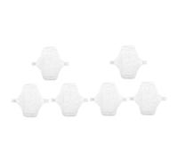 minkissy 6 Piezas toalla sanitaria de tela menstrual protegeslips bragas a prueba de fugas compresas con alas cuecas menstruales bragas de mujer toallas sanitarias reutilizables respirable