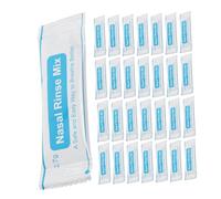 minkissy 60 Piezas Sal para Enjuague Nasal Solución Salina Instantánea para Limpieza Nasal Paquetes de Sal para Climas Secos