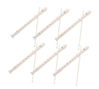 minkissy 6juegos Flauta Dulce Soprano para Principiantes Estilo Alemán Instrumento Musical Limpieza para Estudiantes Clases de Música Escolar y Banda de Viento
