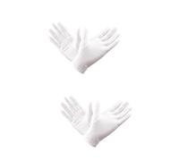 minkissy 6pares Guantes De Etiqueta De Joyas De Guantes Elásticos De Spandex Para Inspección De Joyería y Etiqueta Blanco