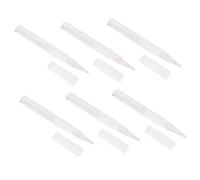 minkissy 6piezas Bolígrafos De Aceite Vacíos Punta De Pincel Tubos Cosméticos Contenedores De Brillo Labial