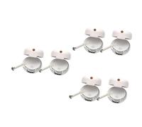 minkissy 6piezas Contenedor Vacío De Labial Con Cepillo De y Espejo Organizador De Cosméticos Para Bálsamo y Brillo Labial