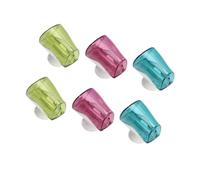 minkissy 6piezas De Cepillo De Dientes con Ventosa Estuche Antipolvo para Cabezal De Cepillo Fijación Pared Color Aleatorio