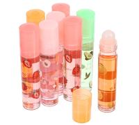 minkissy 8 Piezas bálsamo labial papel para envolver dulces decoración de tinte lechada varita mágica golosinas pomada de aceite para labios bálsamo de aceite de labios nutritivo líquido