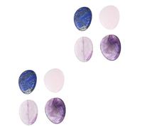 minkissy 8 Piezas cristales curativos preocupación del pulgar bolsillo para el pulgar de la palma relajacion relajación piedras curativas piedra de preocupación para la