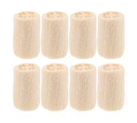 minkissy 8 piezas Esponja Natural de Luffa Exfoliante para Baño y Ducha Esponja Vegetal Multiusos para Cuerpo Masaje Relajante y Limpieza de Cocina contra Grasa y Suciedad