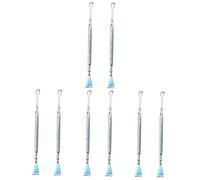 minkissy 8 Piezas Herramienta de limpieza de puntos negros facial extractor de espinillas herramienta de espinilla herramienta de belleza de acero inoxidable raspador de nariz