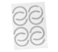 minkissy 8 Piezas Pegatinas Autoadhesivas para Roseta de Guitarra Acústica Anillos Decorativos Resistentes y Fáciles de Instalar Calcomanías para Inlay sin Dañar el Sonido Compatibles con