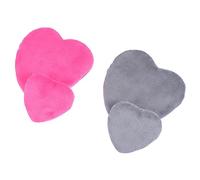 minkissy 8 Piezas Soplo Seco En Forma De Corazón Bocanada De Cara Bocanadas Triangulares Para Polvos Faciales Esponjas De Mezcla Para Maquillaje Puff De Terciopelo Maquillaje Puff Poliéster