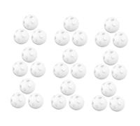 minkissy 80 Piezas Baile de Campana Sonajero de Plástico Balones de Sonajero para Bebés Manualidades Campanas de Plástico