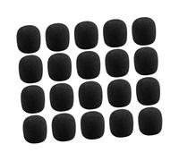minkissy 80 Piezas Fundas de Espuma Antiviento para Micrófono de Diadema Cubierta de Micrófono de Espuma de Alta Densidad de Solapa y Lavalier