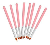 minkissy 8piezas Pinceles Para Uñas Para Dibujar y Pintar Para Manualidades De Decoración De Uñas y Nail Art