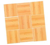 minkissy 9 Piezas Miniature Dollhouse Wood Flooring Kit Vintage Wood Grain Tiles DIY For Dollhouse Decoration Easy Installation Natural Texture