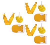 minkissy 9 toallas de baño, guantes de loción, esponja corporal, guantes de baño, esponjas de baño, esponjas para baño, ducha, malla, puf, tela, kit de baño, bola de baño, estropajo de baño,