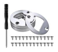 minkissy Accesorio de Apertura para Abridor de Botellas con Inserto Redondo de 40mm en Acero Inoxidable, Seguro y Fácil de Usar para Uso Diario y Fiestas