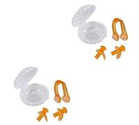 minkissy Accesorios De Natación 2 Uds Auriculares Clip De Silicona Para La Nariz Clips De Silicona Para La Nariz Para Nadar Tapón Para La Nariz Para Nadar