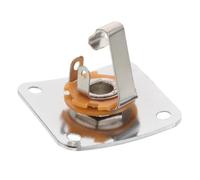 minkissy Accesorios Para Guitarra Eléctrica Con Placa Metálica Cuadrada y Tornillos Para Salidas De Audio Guitarras Eléctricas y Bajos