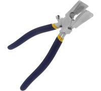 minkissy Alicates Rompevidrios Mordazas Planas para Vidrio Fundido y Azulejos, Herramienta para Romper Vidrieras Mango Antideslizante, Adecuada para Uso en Construcción y Bricolaje