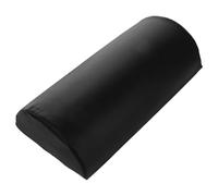 minkissy Almohada de reposapiés de gran altura spa elevación refuerza almohadas semicircular masaje PU Negro