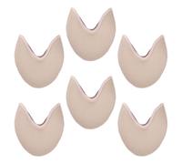 minkissy Almohadillas Tejidas para Puntas de Ballet Acolchadas y Transpirables Color Piel Talla Corta 3 Pares Protección y Amortiguación para Dedos en Danza Profesional y Amateur