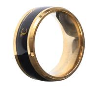 minkissy Anillo de detección de temperatura declaración libra esterlina boda anillo de dedo redondo anillo redondo anillo de decoloración por calor Golden