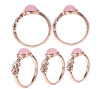 minkissy Anillo De Piedra Lunar Para Múltiple Anillos De Mujer Joyas De Piedra Lunar Anillos De Anillo De Aleación Mujer Anillos Joyas De Anillo Piedra De La 5 Piezas X 4