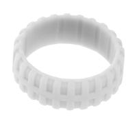 minkissy Anillo de Silicona Deportivo Diseño de Neumático Talla 12 Color Gris Claro Transpirable y Resistente al Agua para Entrenamiento Natación y Actividades Físicas