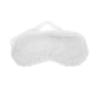 minkissy Antifaz de piel de conejo mascara blanca linda máscara para dormir antifaz para dormir para hombre máscaras para los ojos cubierta de ojos para dormir cubre ojos tela