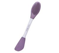 minkissy Aplicador de Facial de Silicona Doble Cabezal Espátula y Cepillo para Limpieza y Aplicación Tipo de Reutilizable y Práctico para Diario